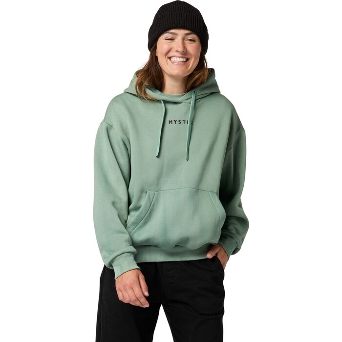 2024 Mystic Frauen Brand Hoodie 35124.250515 - Frozen Green